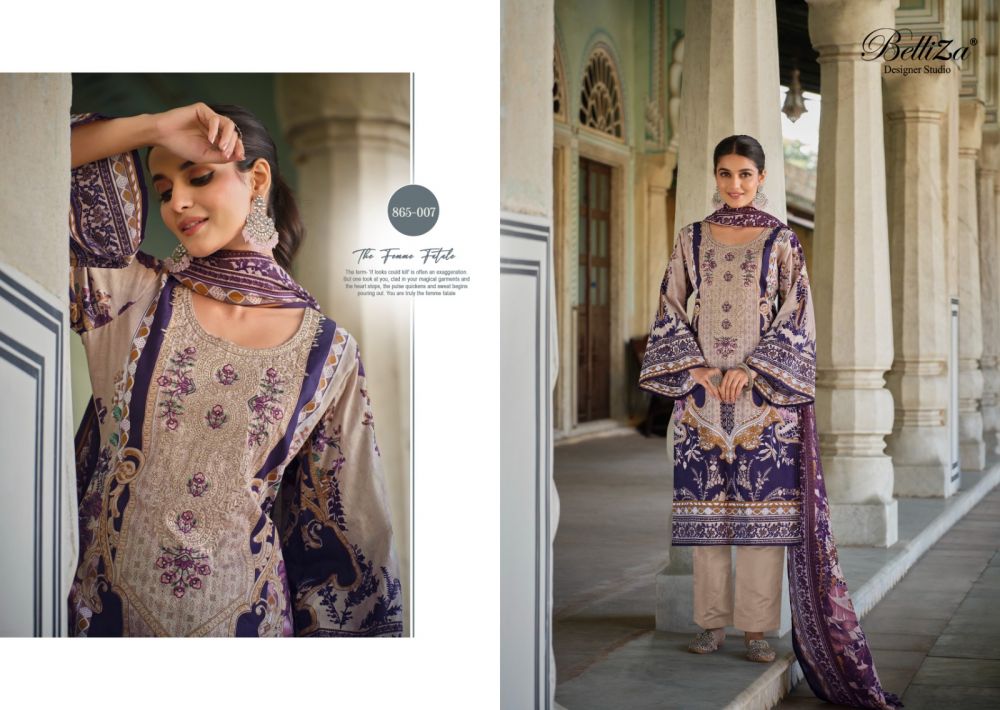 Belliza Nisarg Premium Wear Woollen Dress Material Collection:  Textilecatalog