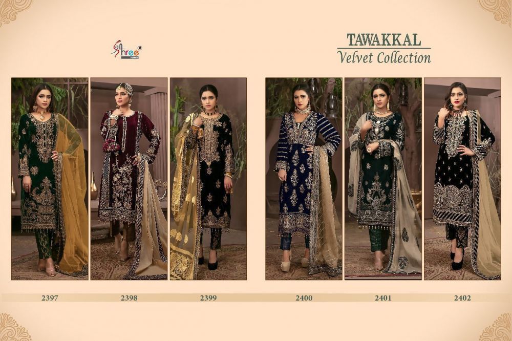 Shree Fabs Tawakkal Velvet Collection