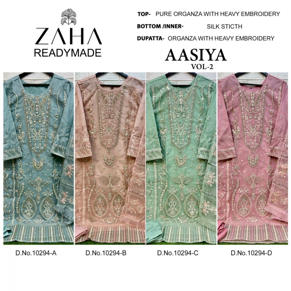 ZAHA Aasiya vol 2 Readymade 10294 ABCD