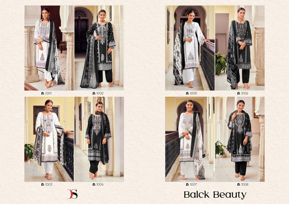 DEEPSY SUITS Black Beauty Chiffon Dupatta