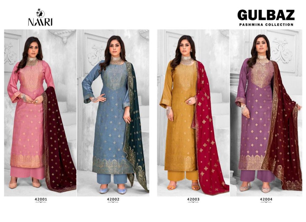 Buy Online Collection of Pashmina Suits - AksanaJayJay