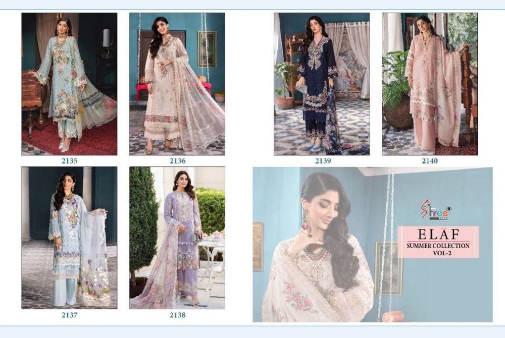 Shree Fabs Elaf Summer Collection Vol 2 with Open Image