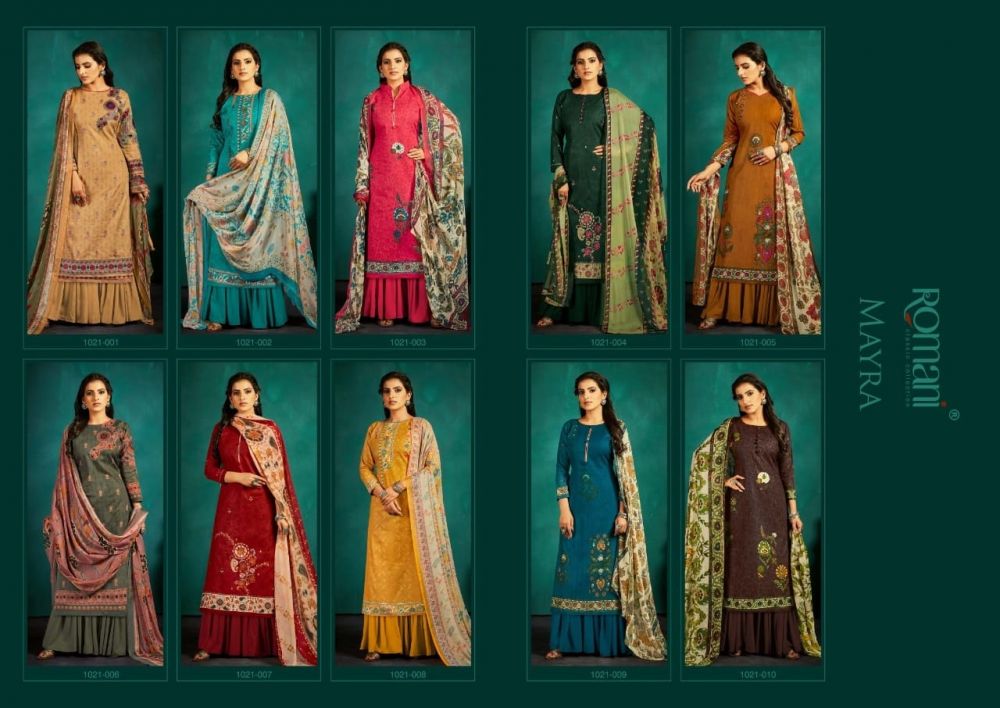 Cotton Dress Material from Surat Begum Fyra Designing -✈Free➕COD🛒