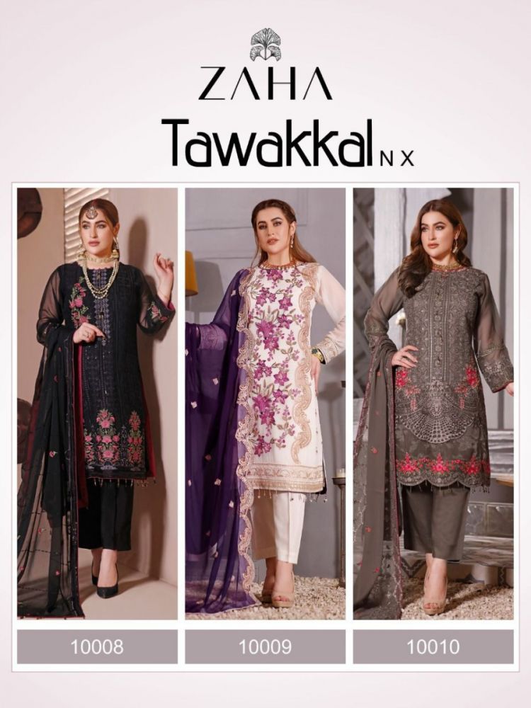 Mishkah By Tawakkal Fabrics Embroidered Organza Suits Unstitched | TWF23MK  D-9933 - Buy Online