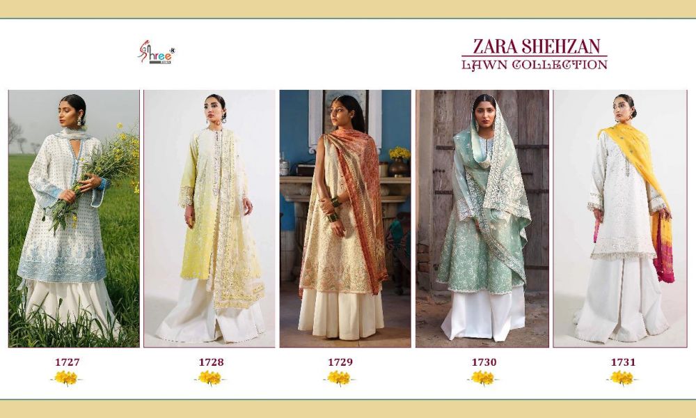 Shree Fabs Zara Shahjahan Lawn Collection with Open Image