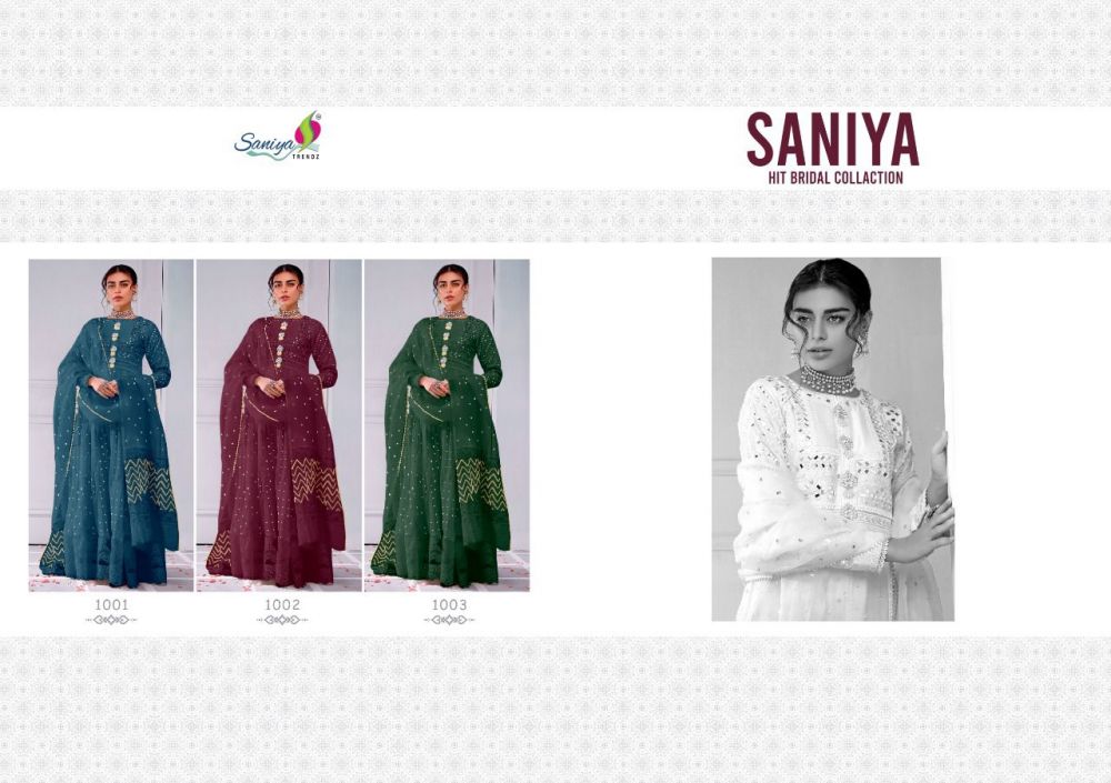 Saniya D.No 1008 Bridal Collection with Open Image