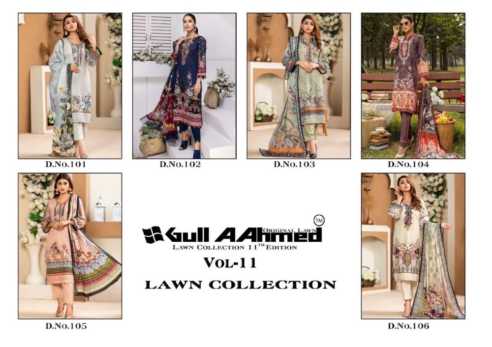 Premium Silk Gul Ahmed Summer Embroidered Lawn Dresses Collection 2019-2020  (9) - StylesGap.com
