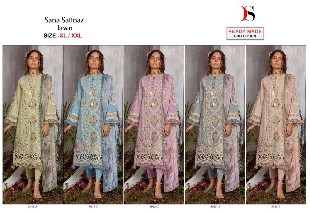 Deepsy Suits Sana Safinaz Lawn D 5043