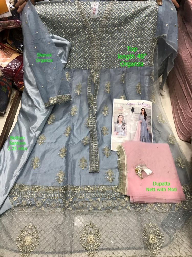 Sana Safinaz Embroidered with Open Images