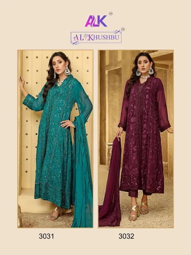 AL Khushbu Afreen Vol 1 D.no 3031-32 with Open Image