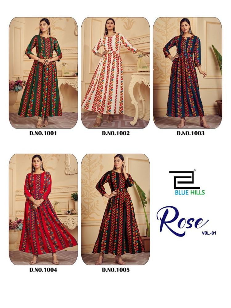 Blue Hills Rose Vol 1 Stitched