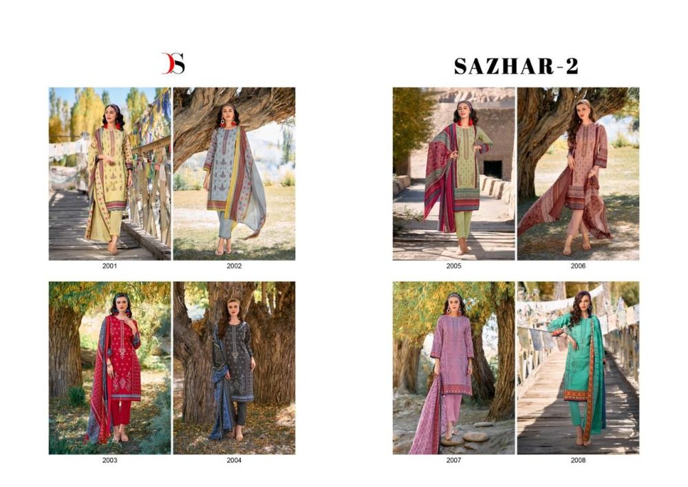 DEEPSY SUITS Shazar vol 2 Cotton Dupatta with open images