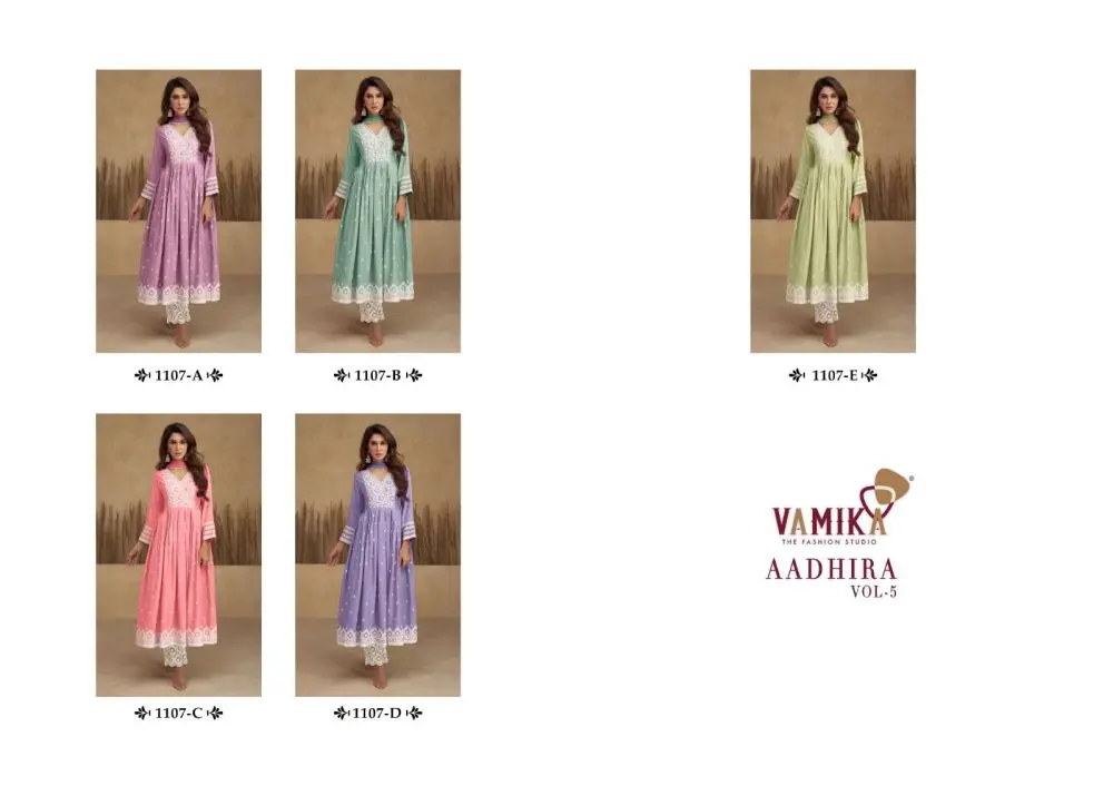 VAMIKA AADHIRA vol 5 1107 readymade