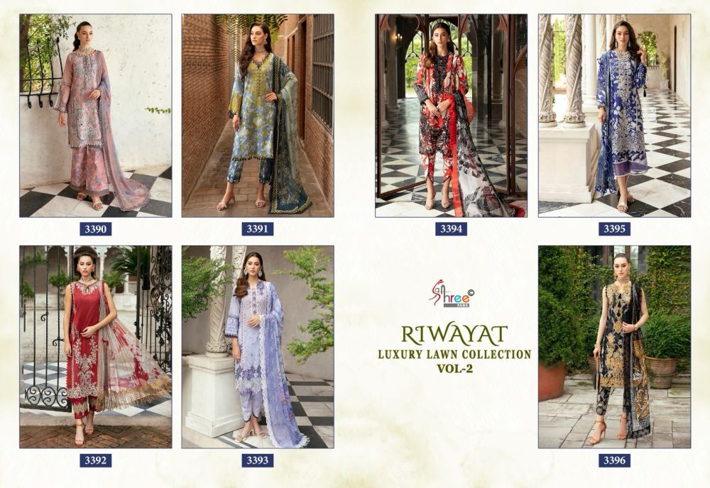 SHREE FABS RIWAYAT LUXURY LAWN COLLECTION VOL 2 Chiffon Dupatta