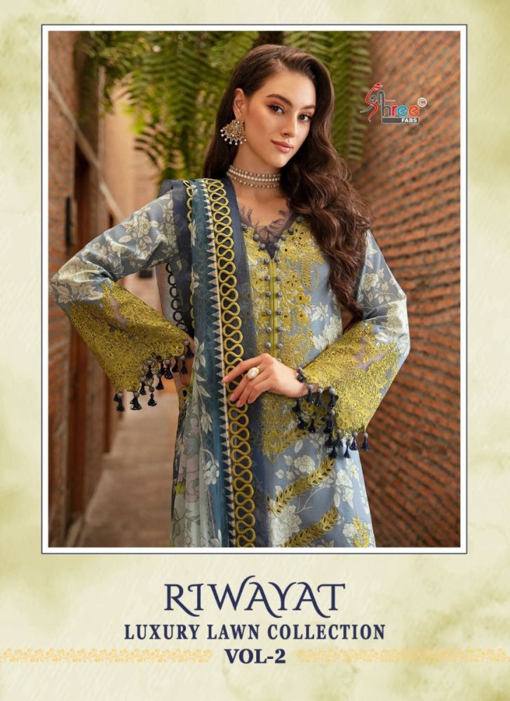 SHREE FABS RIWAYAT LUXURY LAWN COLLECTION VOL Buy Wholesale