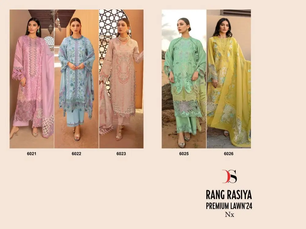 DEEPSY SUITS Rang rasiya Premium lawn 24 Nx