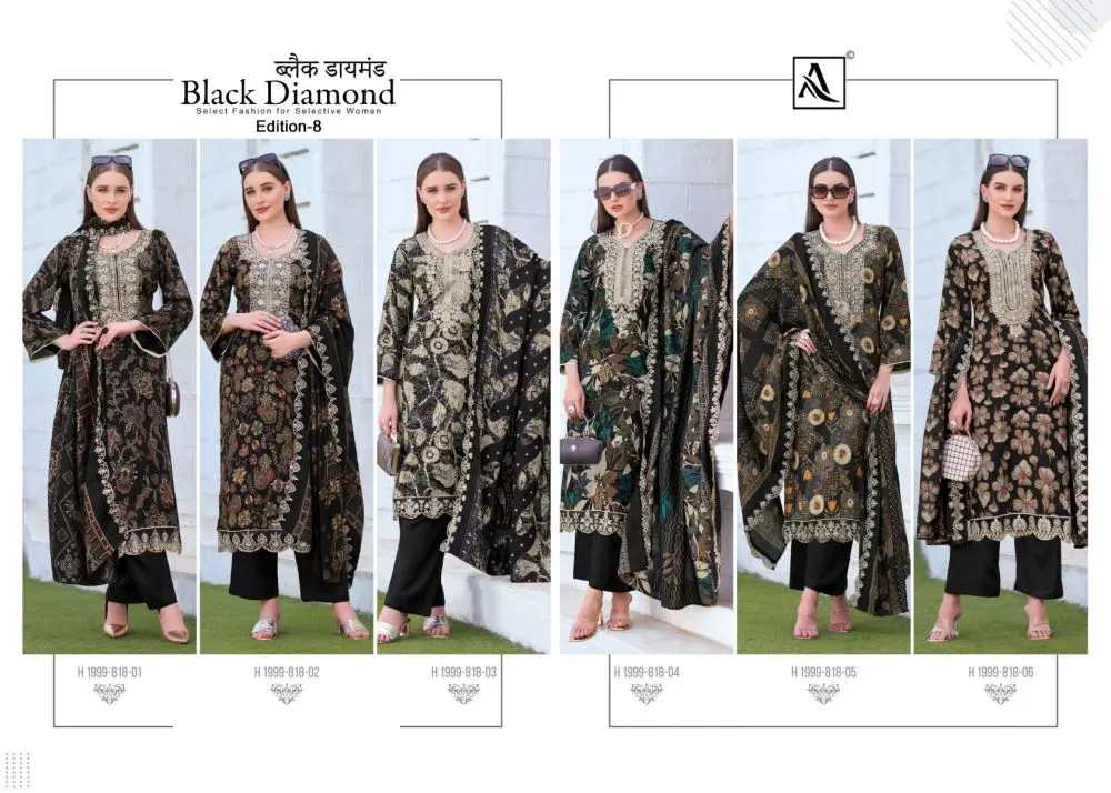 ALOK SUITS BLACK DIAMOND 8