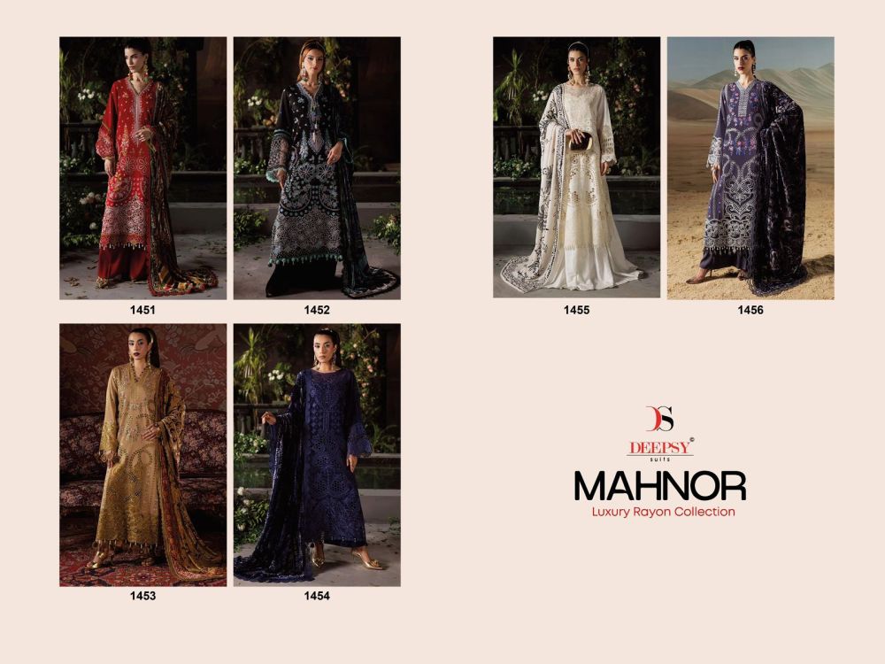 DEEPSY SUITS MAHNOOR LUXURY RAYON COLLECTION COTTON DUPATTA
