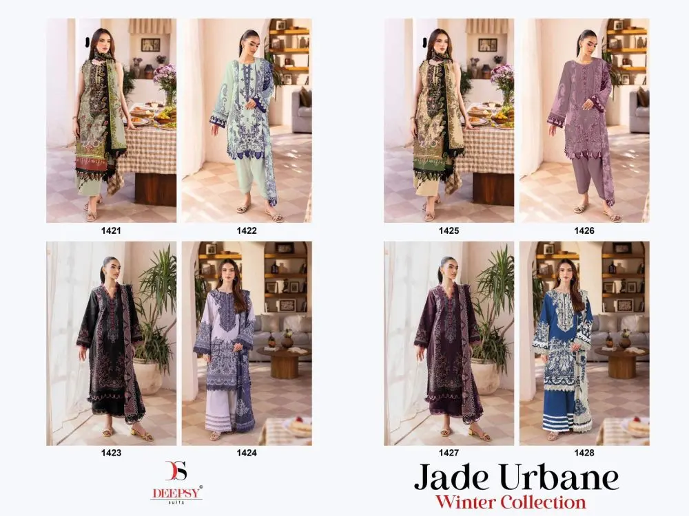 DEEPSY SUITS JADE URBANE Winter collection 25 pashmina