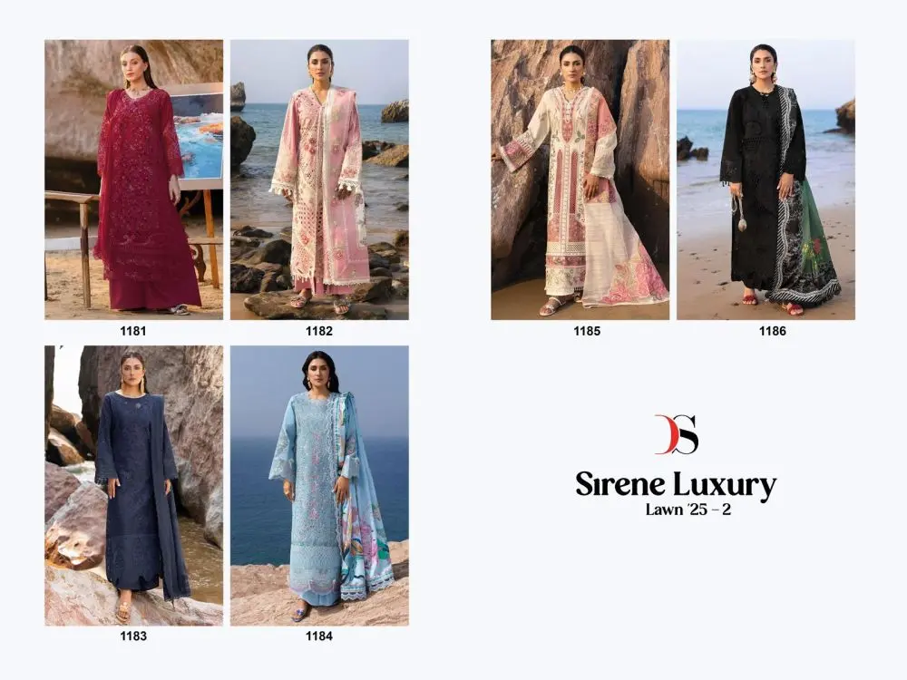 DEEPSY SUITS SIRENE LUXURY Lawn 25 2  with open images