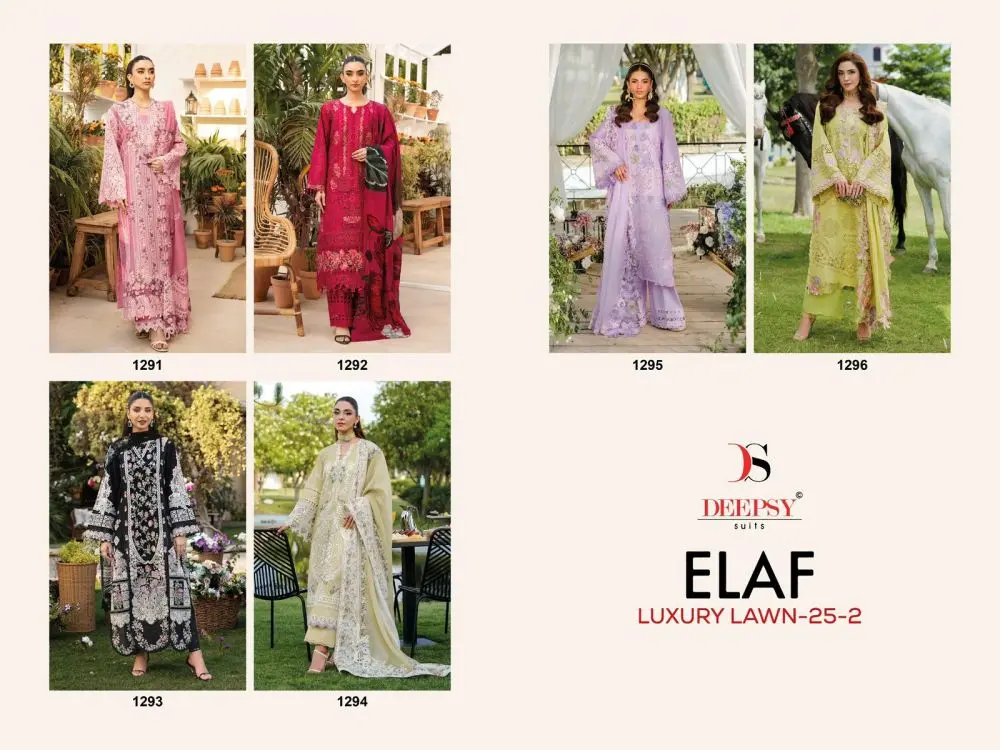 DEEPSY SUITS ELAF Luxury Lawn  25 2