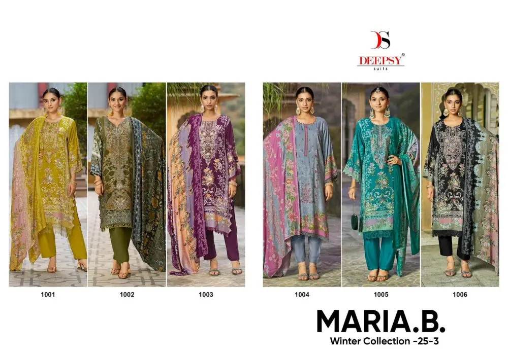 DEEPSY SUITS MARIA B Winter collection 25 3