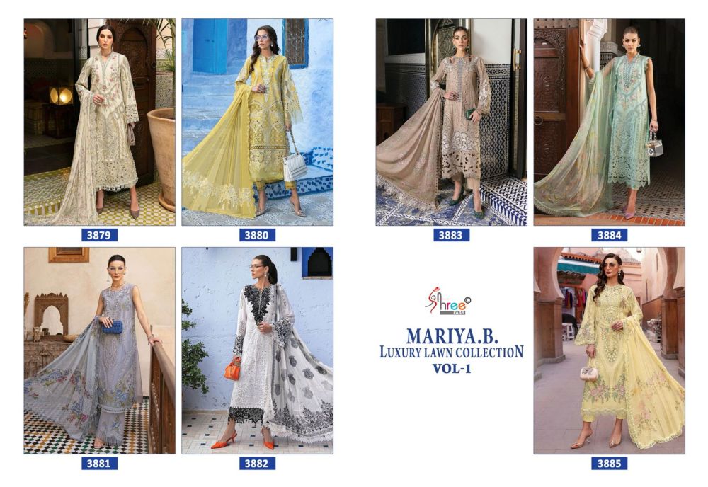 Shree Fabs MARIYA B LUXURY LAWN COLLECTION VOL 1 Cotton Dupatta