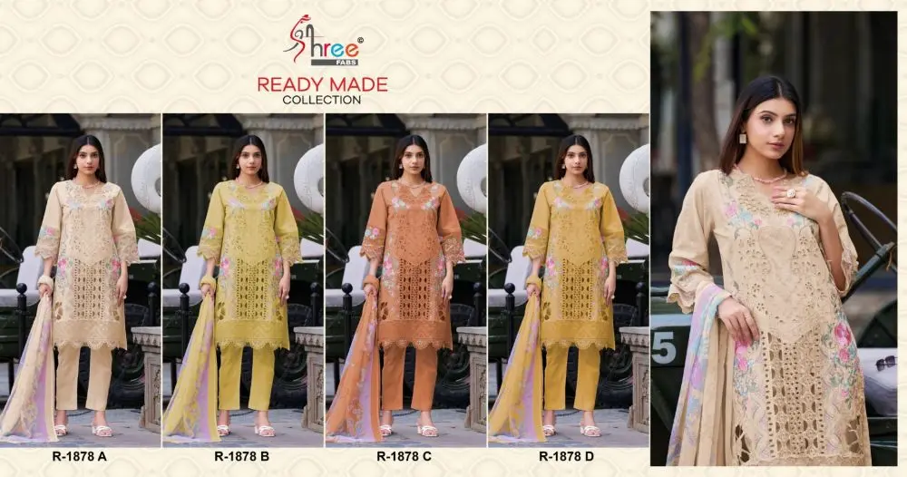 SHREE FABS CHIKANKARI READYMADE