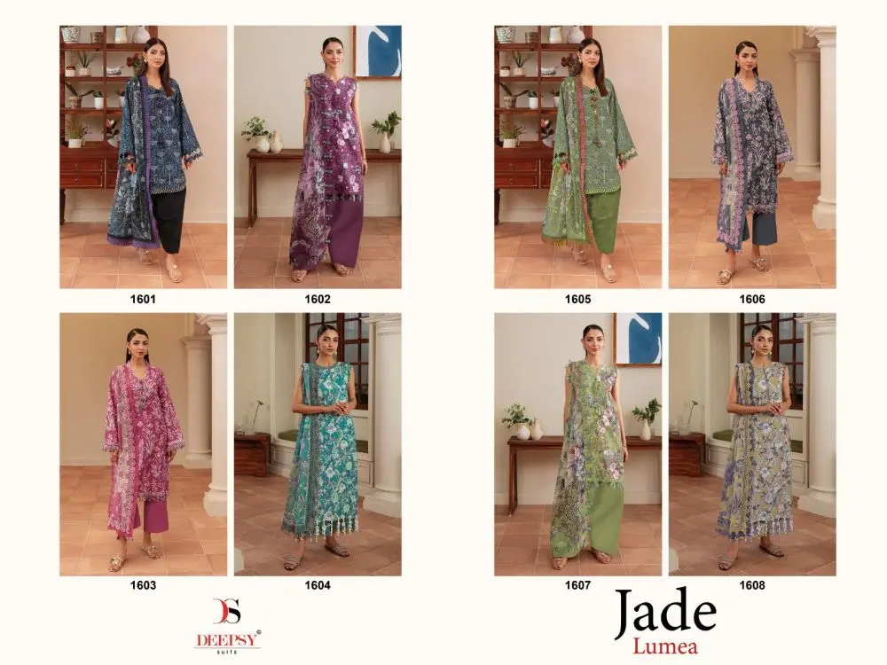 DEEPSY SUITS JADE LUMEA COTTON DUPATTA