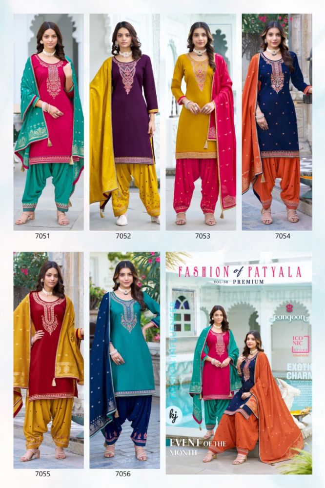 RANGOON FASHION OF PATYALA VOL 38 PREMIUM READYMADE