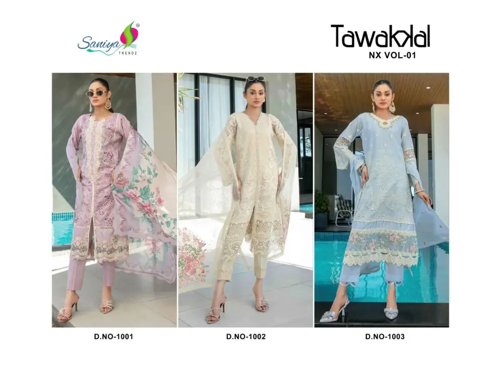 SANIYA TRENDZ TAWAKAL NX VOL 1 WITH OPEN IMAGES