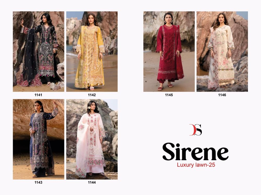 DEEPSY SUITS SIRENE LUXURY Lawn 25 with open images
