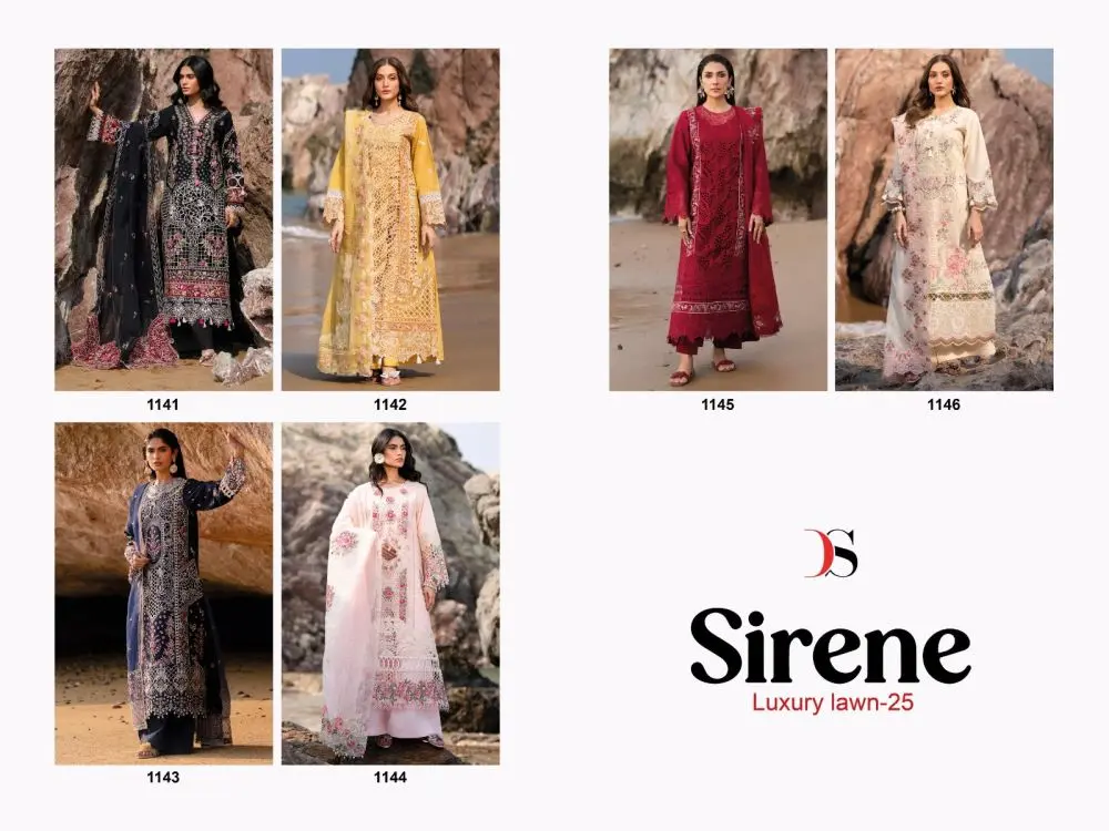 DEEPSY SUITS SIRENE LUXURY Lawn 25 with open images