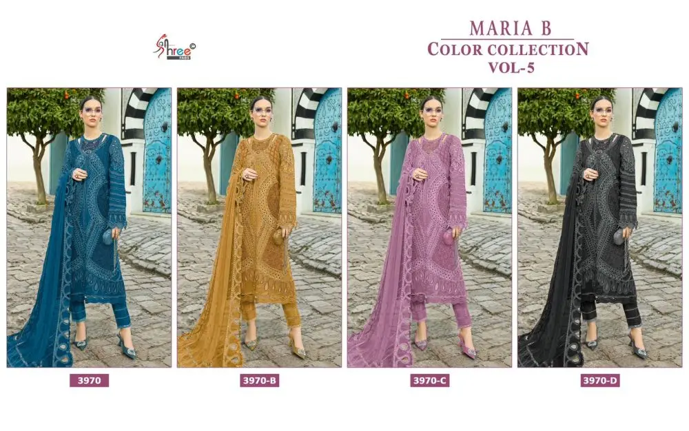 SHREE FABS MARIA B COLOUR COLLECTION VOL 5