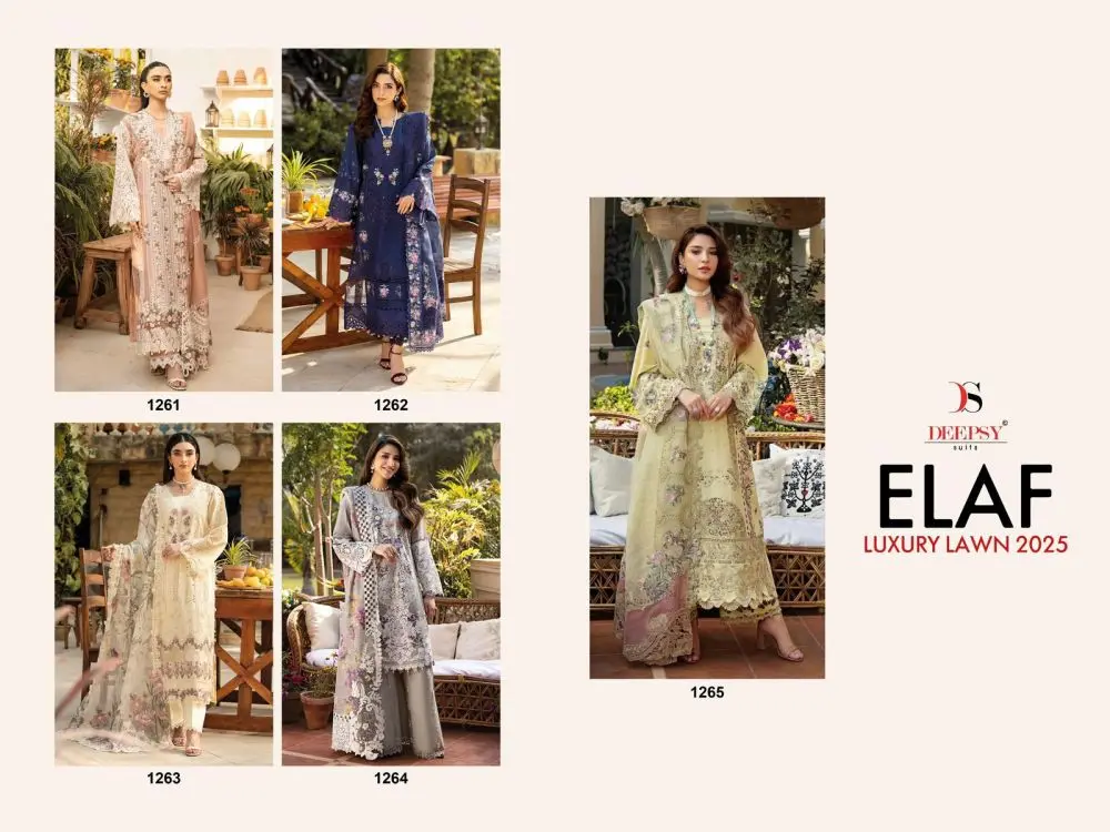 DEEPSY SUITS ELAF Luxury Lawn  25 WITH OPEN IMAGES