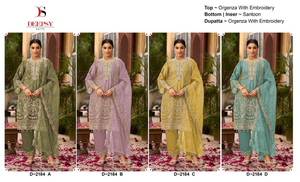 Deepsy Suits D 2184 ABCD with open images