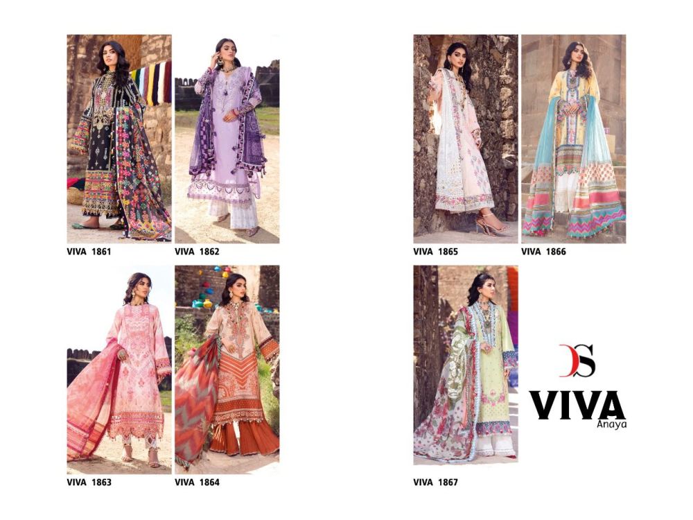 DEEPSY Viva Anaya Chiffon Dupatta with open images