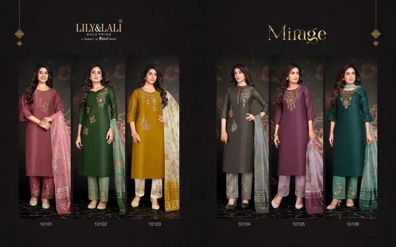 Lily and Lali Mirage Stitched