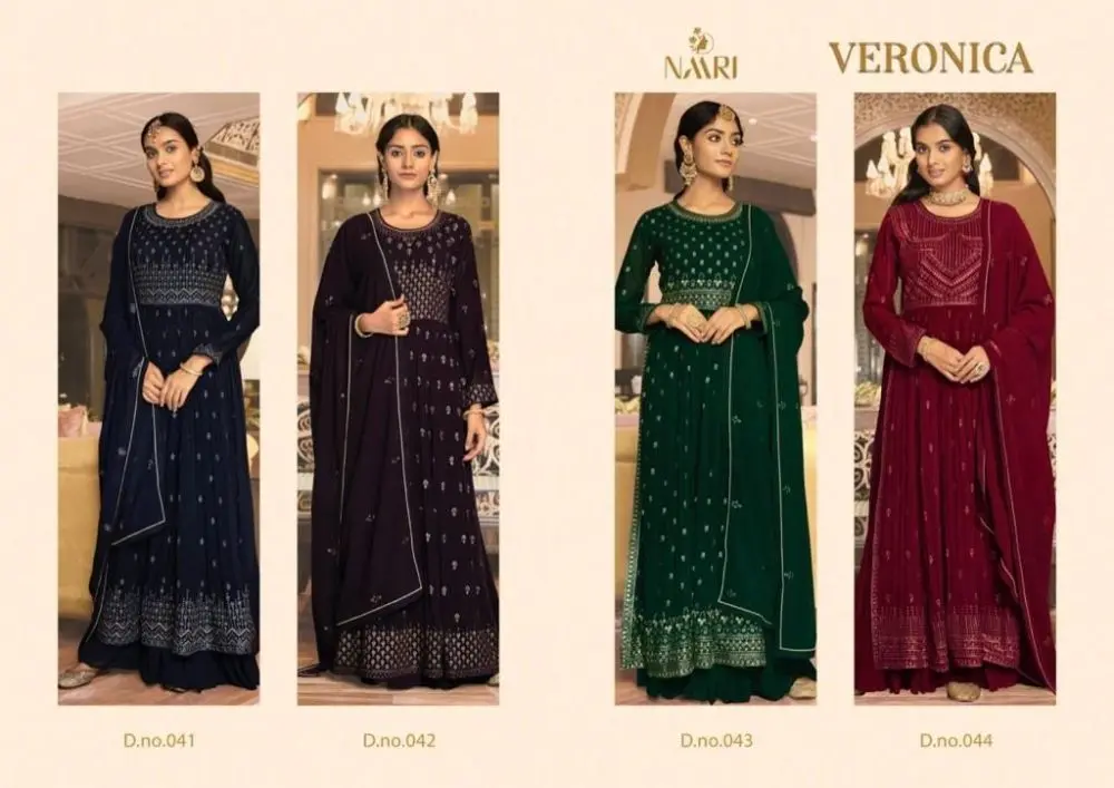 Naari Veronica full stiched nayra cut