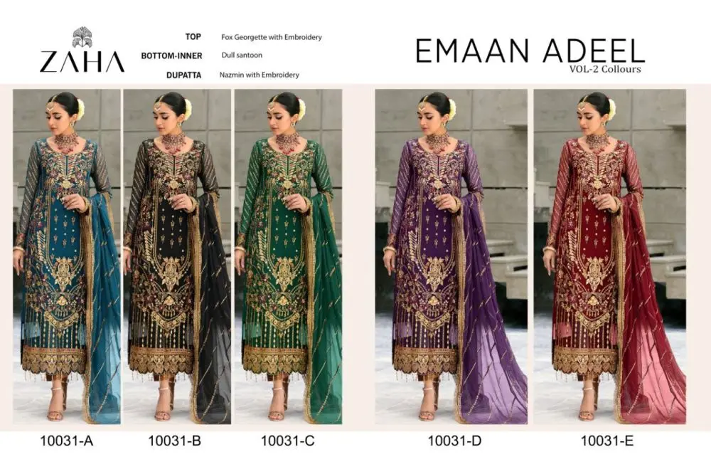 ZAHA EMAAN ADEEL vol 2 Colors