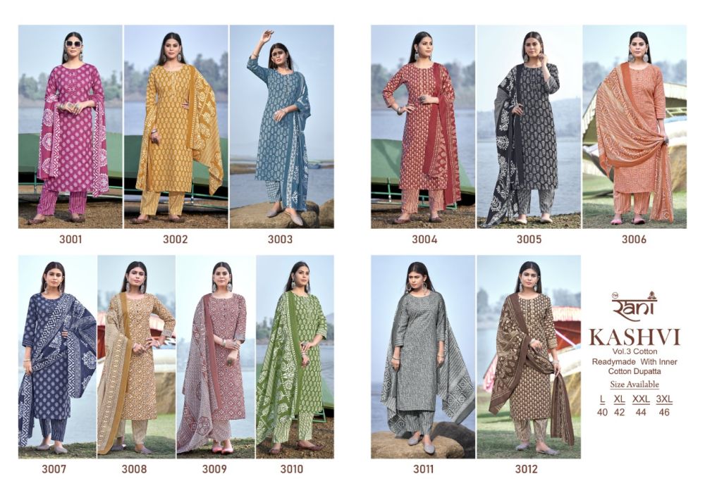 Rani Kashvi Vol 3 Stitched