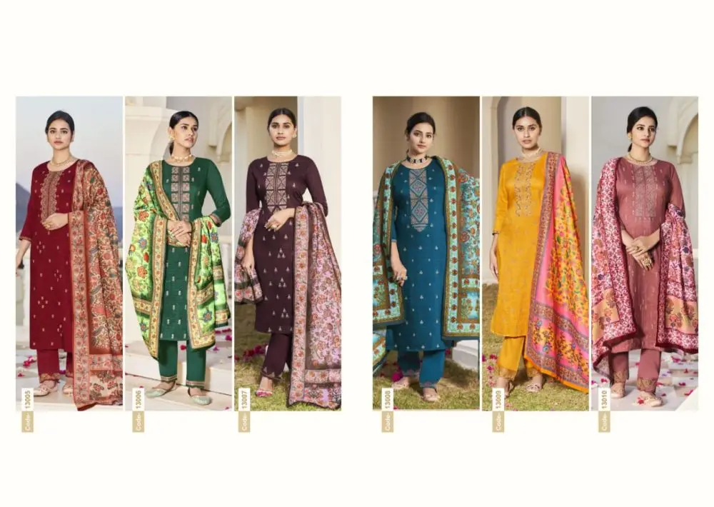 Kajree Platinum Stitched