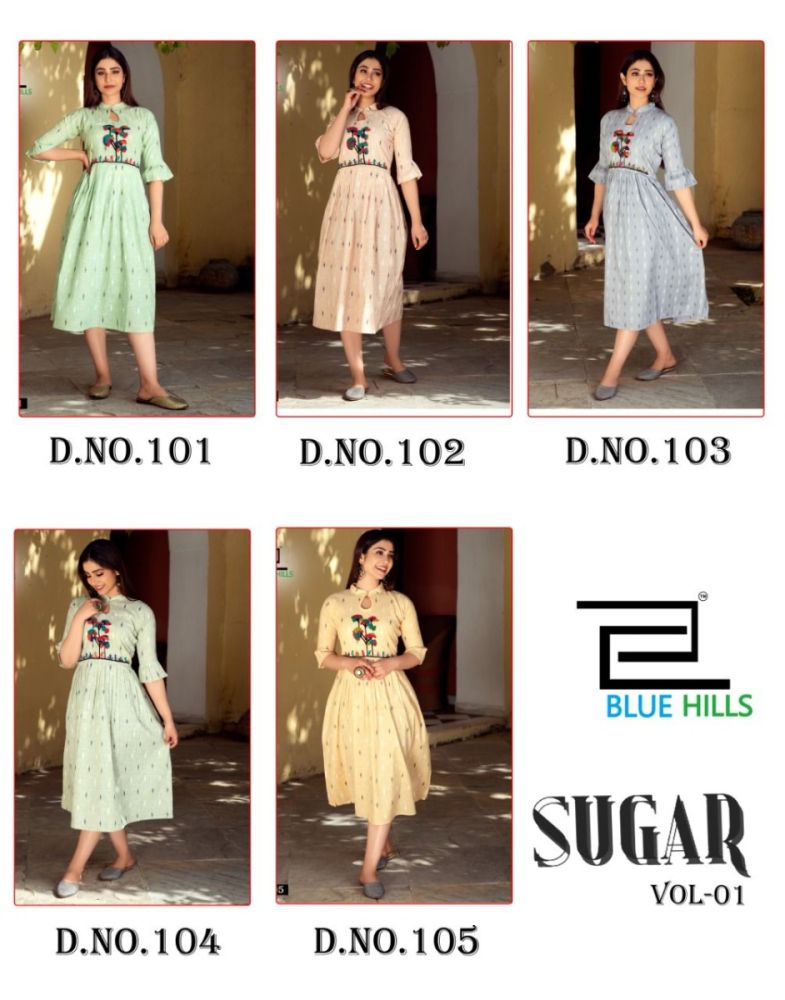 Blue Hills Sugar Stitched