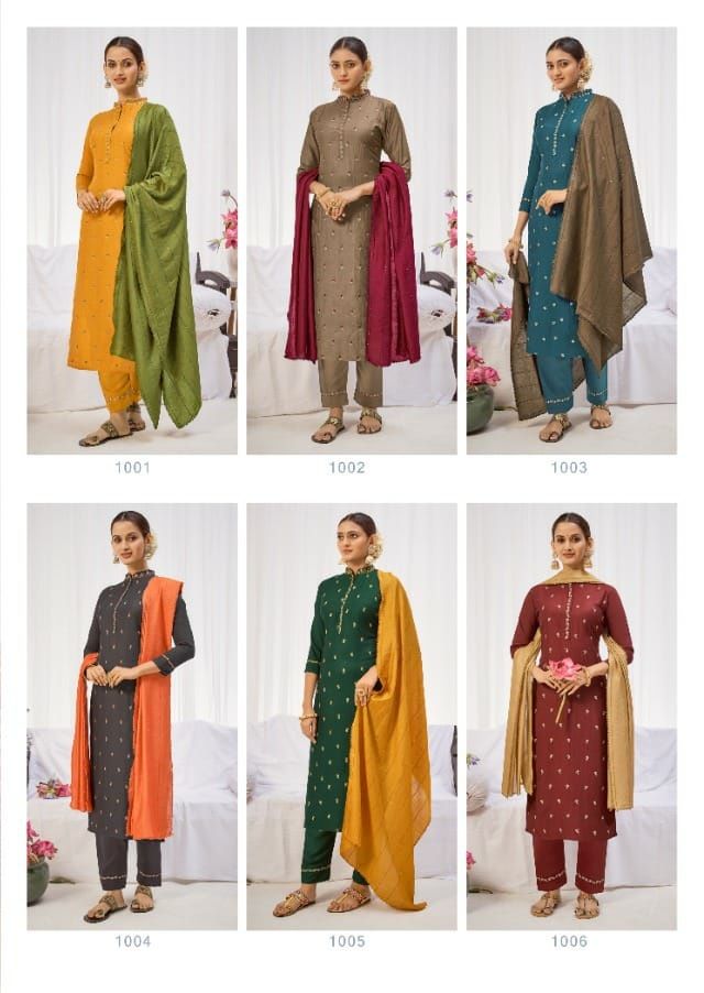 Mariyum Arts Kashida Stitched