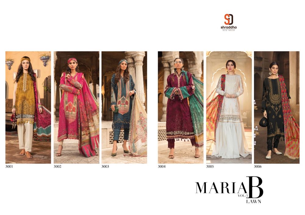 Shraddha Maria B Lawn 2022 Vol 3 Cotton Dupatta with Open Image