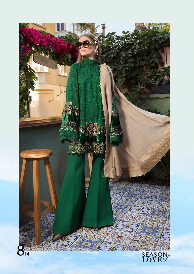 Deepsy Mariya B Linen Collection Cotton Dupatta with Open Image