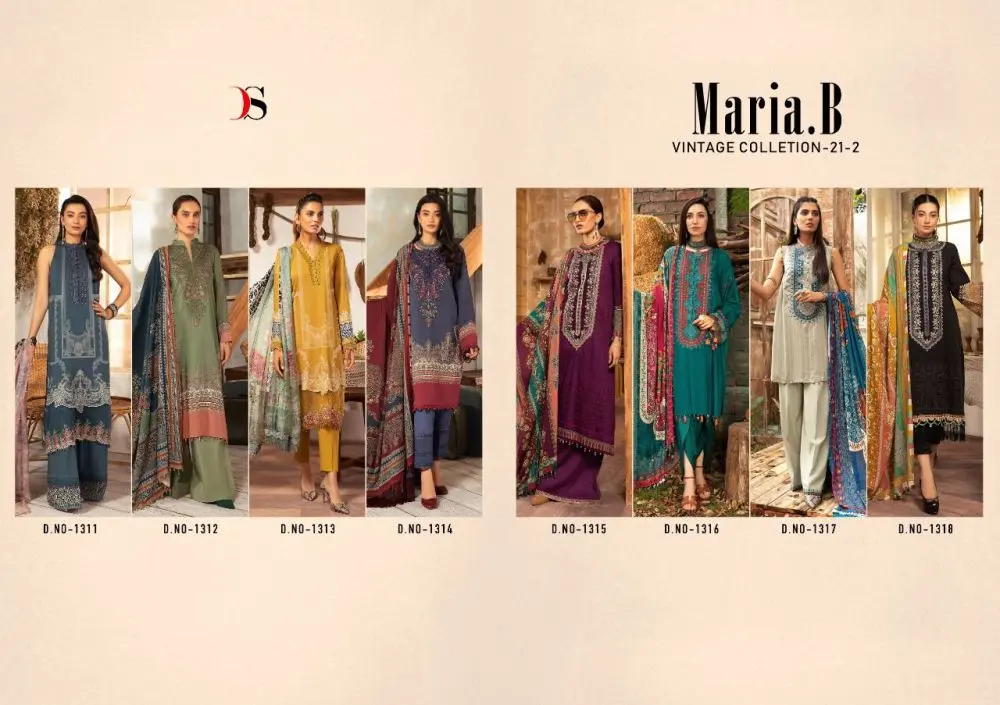 Deepsy Maria B Vintage Collection Vol 2 Cotton Dupatta