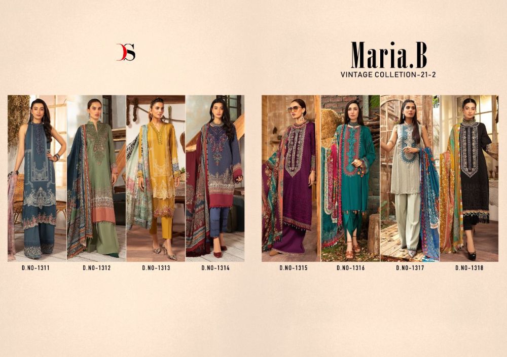 Deepsy Maria B Vintage Collection Vol 2 Chiffon Dupatta