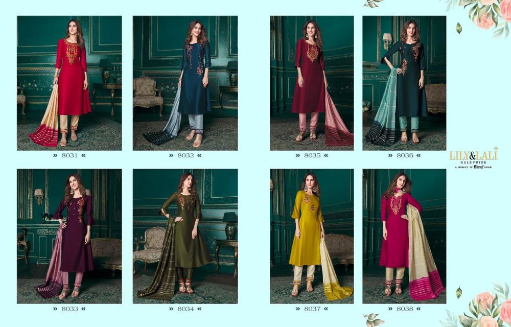 Lily and Lali Meera Stitched