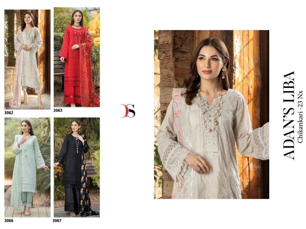 DEEPSY SUITS Adan Libas Chikankari 23 nx with open images